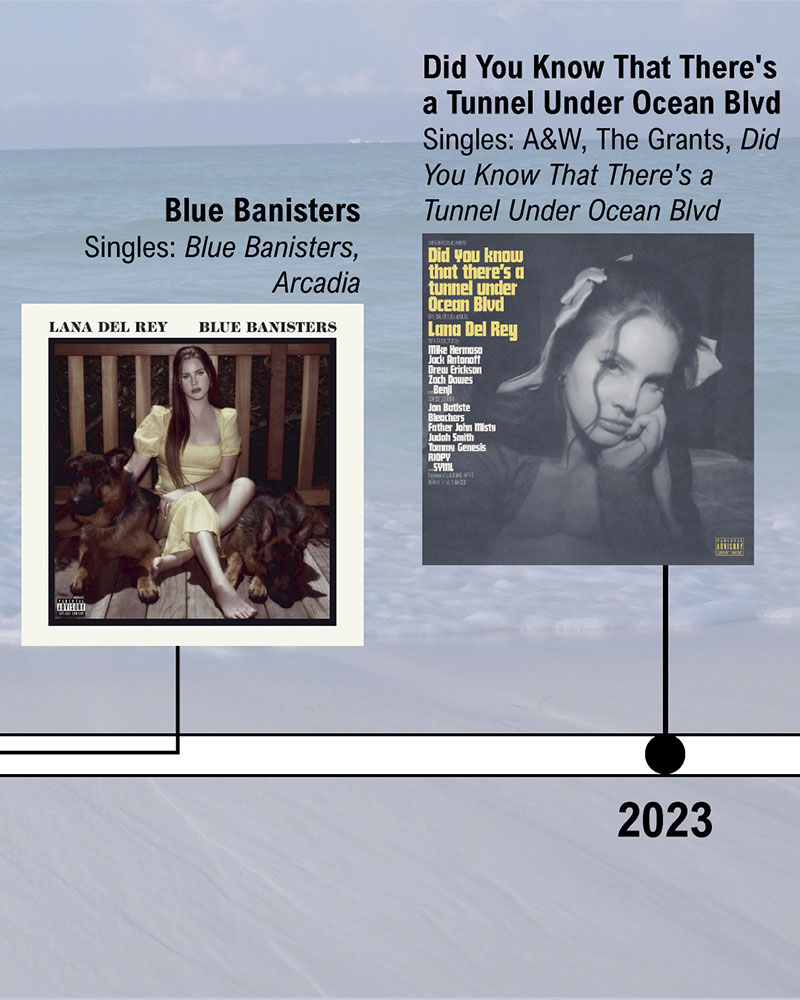 Lana Del Rey's Decade of Music From 'Born to Die' to 'Blue Banisters